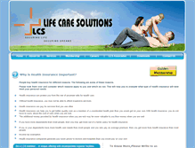 Tablet Screenshot of lifecaresolutions.net